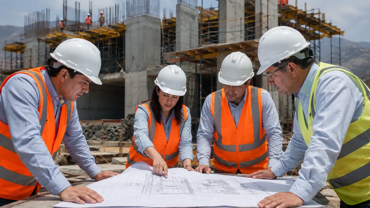 Logística del concreto para edificios de más de 5 pisos
